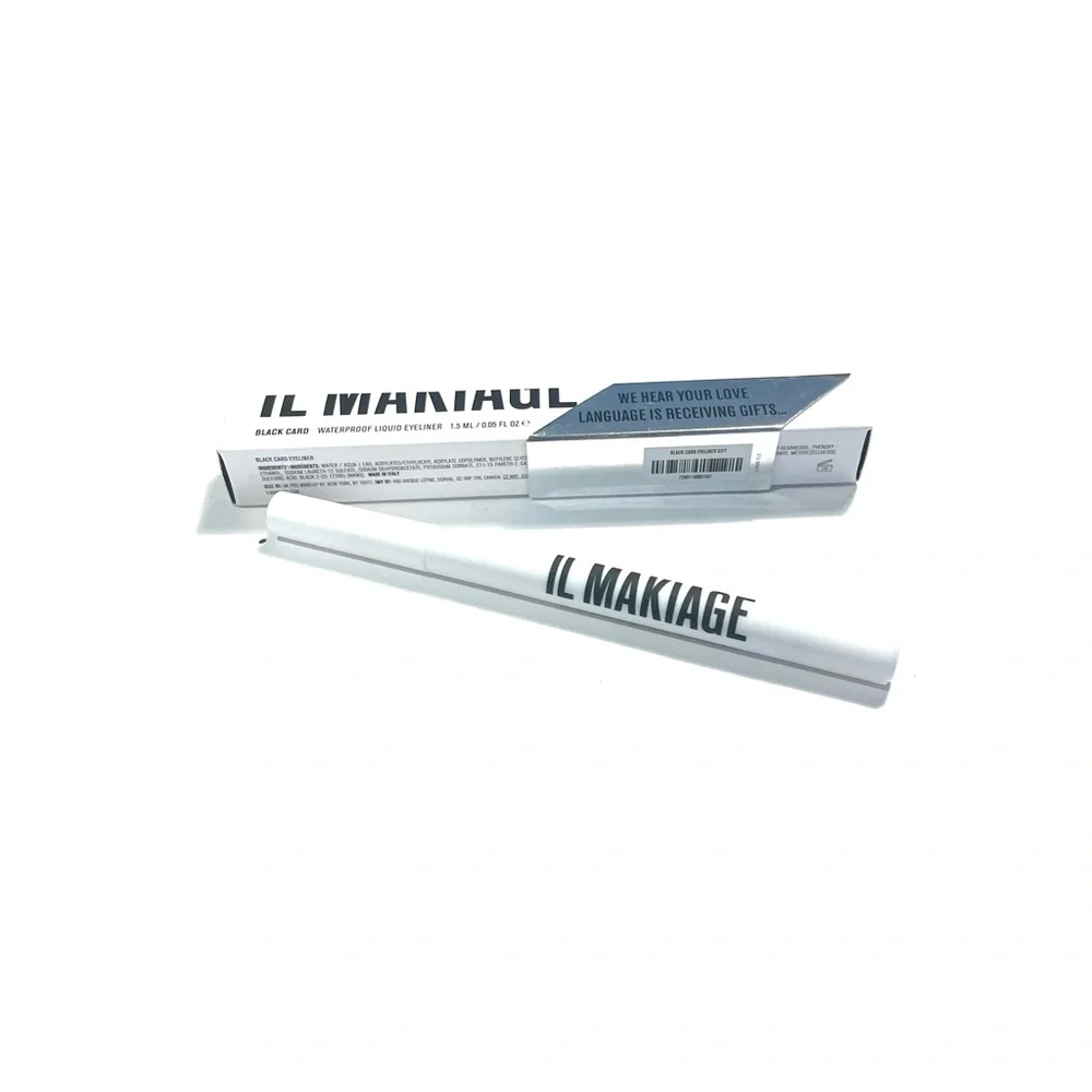 NEW: IL MAKIAGE Black Card Liquid Eyeliner in White Packaging